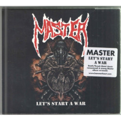 MASTER _ Let's Start A War [Thrash Death Metal - USA] CD Boitier cristal