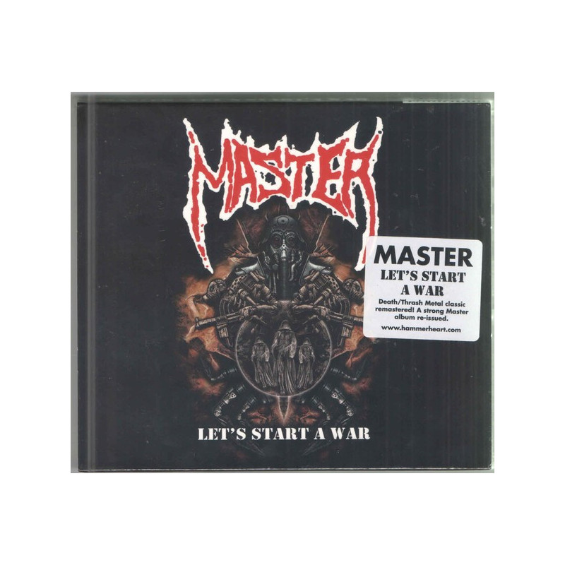 MASTER _ Let's Start A War [Thrash Death Metal - USA] CD Boitier cristal