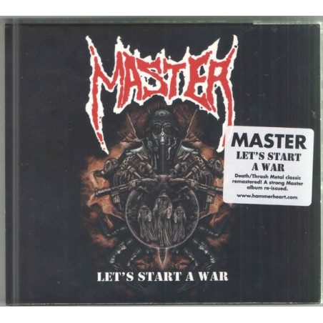 MASTER _ Let's Start A War [Thrash Death Metal - USA] CD Boitier cristal