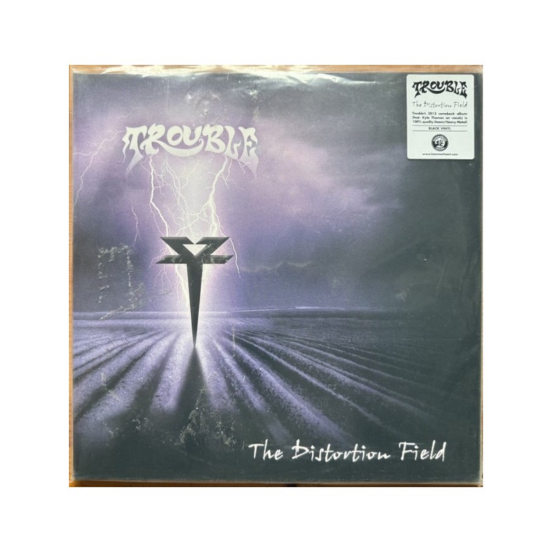 TROUBLE _ The Distortion Field [Doom Metal, USA] 2 Black LP