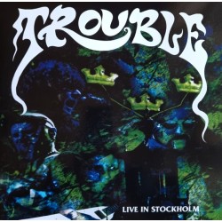 TROUBLE _ Live In Stockholm [Doom Metal, USA] 2 Black LP