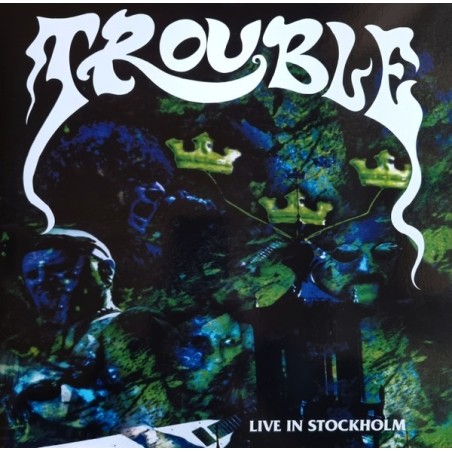 TROUBLE _ Live In Stockholm [Doom Metal, USA] 2 Black LP