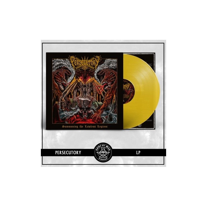PERSECUTORY _ Summoning The Lawless Legions [Black Death Metal, Tur] _ LP Yellow