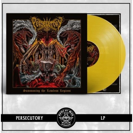 PERSECUTORY _ Summoning The Lawless Legions [Black Death Metal, Tur] _ LP Yellow