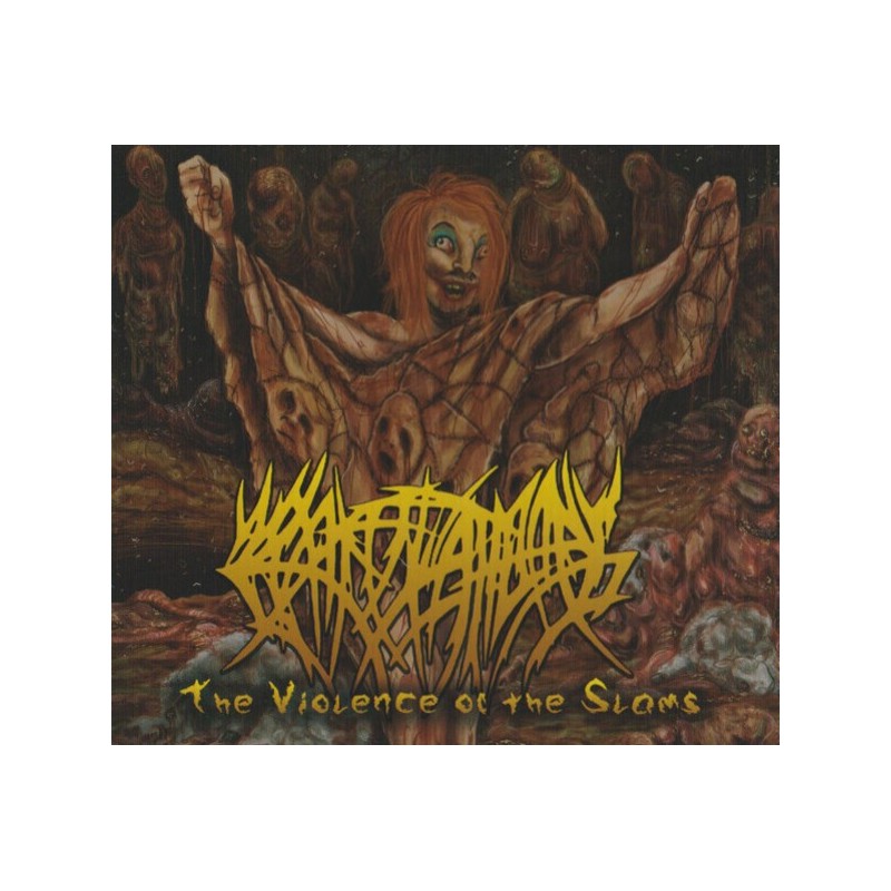 CREPITATION _ The Violence Of The Slams _ LP clear