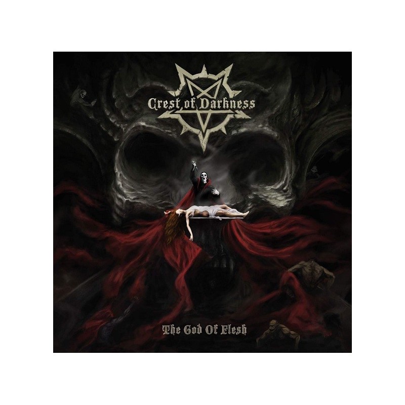 CREST OF DARKNESS _ The God Of Flesh _ Black LP