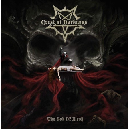 CREST OF DARKNESS _ The God Of Flesh _ Black LP