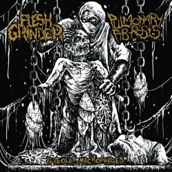 FLESH GRINDER / PULMONARY FIBROSIS _ Alveolar Macrophages [Goregrind, Bre / Fra] _  CD Jewel Case